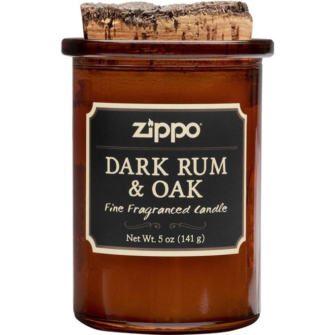 Ароматизированная свеча ZIPPO DARK RUM & OAK 70017 70016