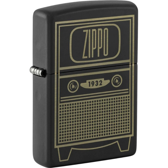 Зажигалка ZIPPO VINTAGE TV DESIGN 48619