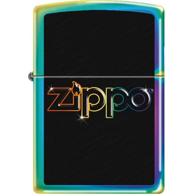 Zippo Classic Rainbow Logo 151 — зажигалка с радужным логотипом 151 RAINBOW LOGO